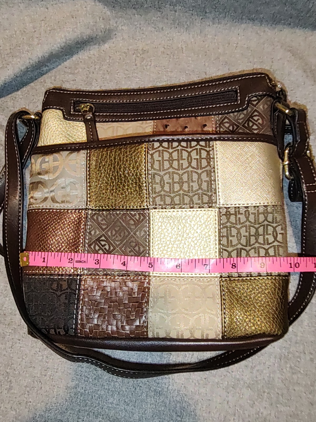 Giani Bernini Women's Leather Patchwork Crossbody… - image 10