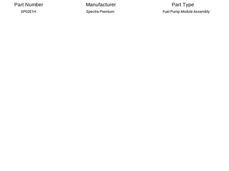 Bomba de combustible y transmisor Spectra Premium SP02E1H para Buick Oldsmobile Century 85-85 Foto 4 de 4