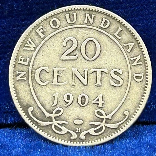 1904 Newfoundland 20 Cents — photo from another recent sale