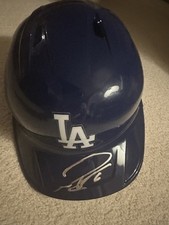 Hyeseong Kim Autographed Full Size Dodgers Batting Helmet JSA COA