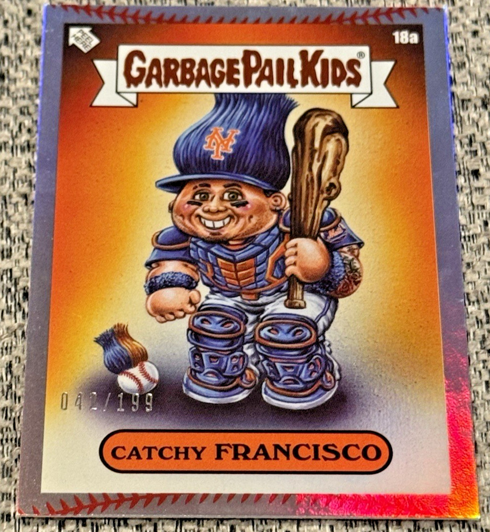 2023 Topps MLB X GPK Garbage Pail Kids Series 3 18a Francisco Alvarez /199 Mets