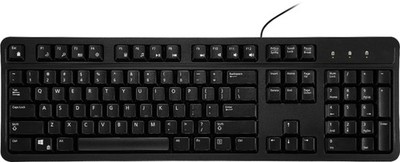 Best Buy essentials - Full-size Wired Membrane Keyboard - Black (/RT6-24669-6...
