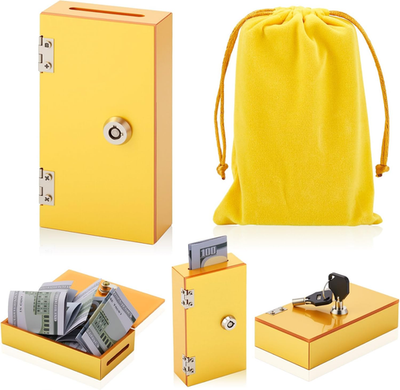 #ad Acrylic Box for Gambler Winners Bank Portable Safe Casino Money Pocket Sized... $16.91