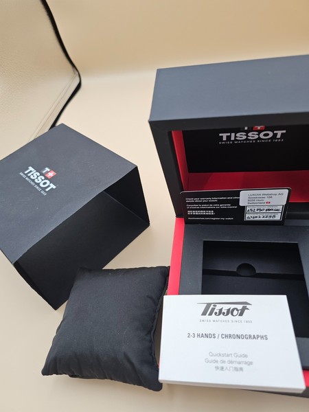 Original Tissot Watch Box Complete Set With Outer Box Manual & Card – No Watch