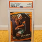 2024-25 Panini Prizm Black Jayson Tatum #139 Orange Wave 48/60 PSA 10 pop 3