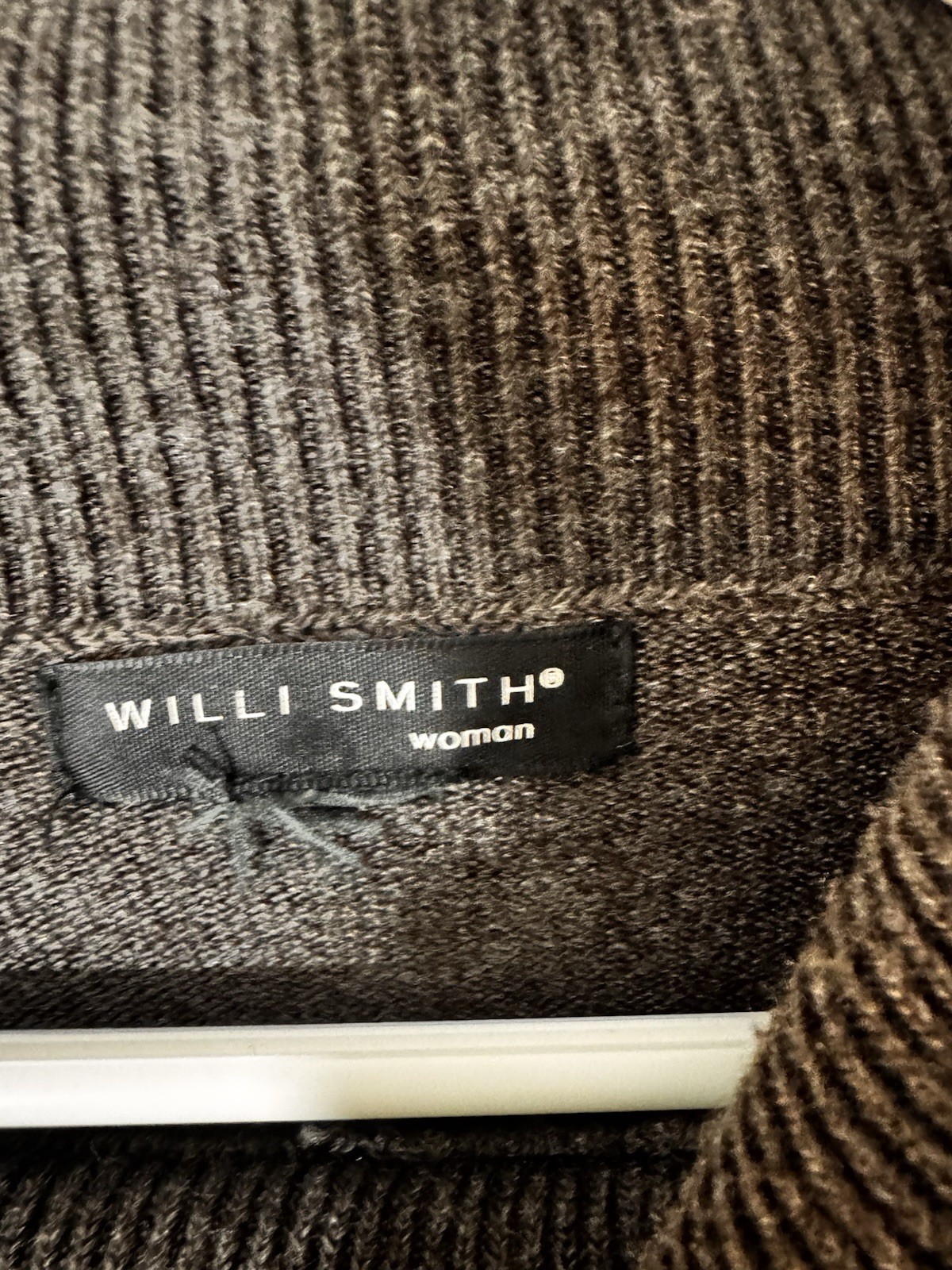 Will Smith Brown Long Sleeve Pullover Sweater Wit… - image 2