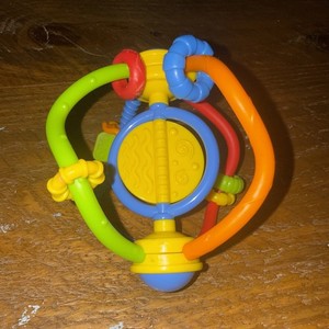 Infant Baby Toy Plastic Cranked Grasping Colorful Puzzle Shaker Sensory Toy