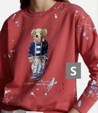 Ralph Lauren Women Top Rare Polo Bear Sweatshirt Limited Edition VHTF Popular Pr