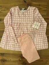 NWT James Lottie Size 10 Danielle Dot Tunic/scalloped Legging Set
