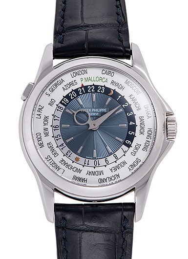 Patek Philippe World Time 5130P-001 Platinum 39.5mm Automatic Wristwatch #KMW104