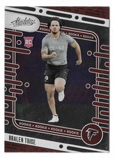 2024 Panini Absolute Bralen Trice Retail Rookie Card #163 Atlanta Falcons RC. rookie card picture