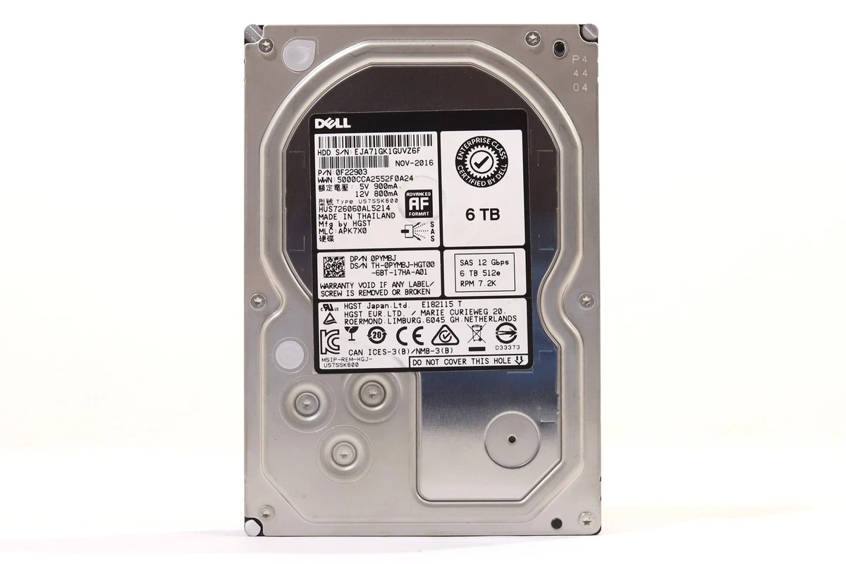 Dell SAS 6TB Internal Hard Disk Drives for sale | eBay