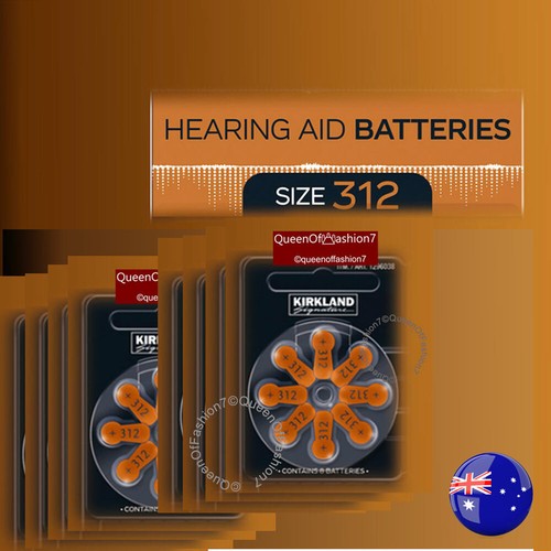 96/48/16/8/24/(60+4) x Size 312/10/13/657 Kirkland Hearing Aid Battery