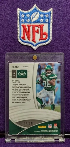 2021 Spectra Michael Carter RC Silver Prizm Rookie #/149 MINT🔥 - Picture 2 of 9