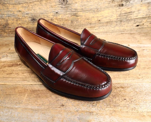 Cole Haan Brown Leather Penny Loafers Size 16D