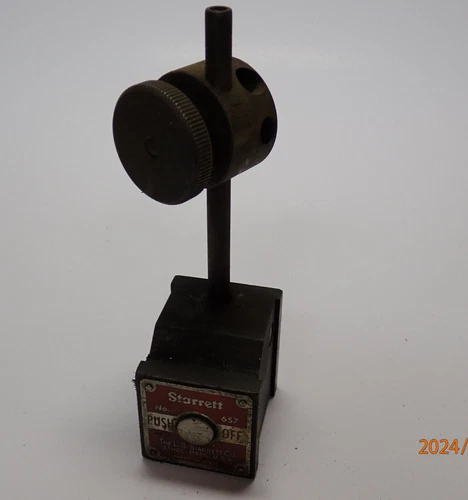 LOT EP STARRETT NO. 657 MAGNETIC INDICATOR BASE MACHINIST TOOL