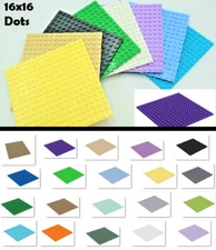 LEGO Brand BASEPLATE ~ 16 x 16 stud (5" x 5") Base Plate Blue Yellow Black  NEW