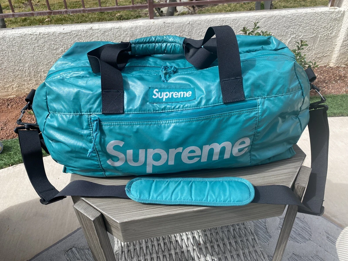 新品未使用 17FW Supreme Duffle Bag Dark Teal | finiscapital.com