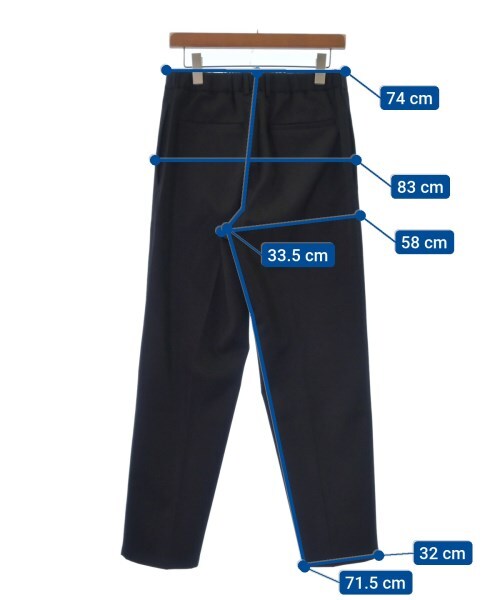 JIL SANDER Pants (Other) Black 44(Approx. S) 2200455526034 JIL SANDER Pants (Other) Black 44(Approx. S) 2200455526034