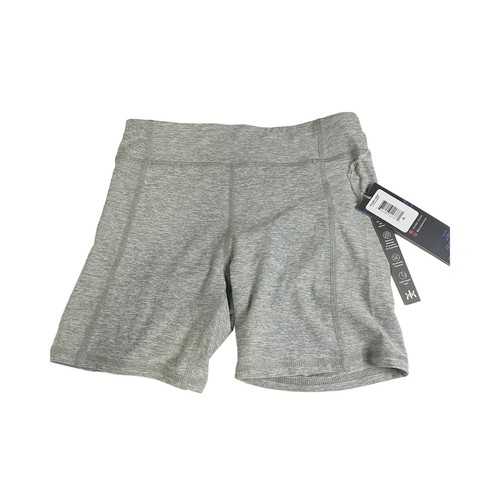 Kyodan Active Girls Biker Shorts Size XL Gray Pockets Stretch Activewear New - Picture 3 of 4