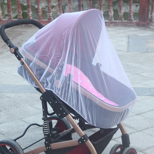 Baby Stroller Mosquito Net Pushchair Cart Insect Shield Net Infants ProtectiLR - Afbeelding 3 van 7
