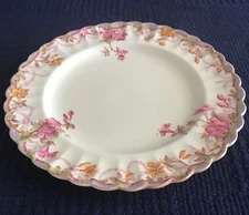 Spode IRENE Pink & Yellow Floral 9.25" Luncheon PLATE(S) Scalloped Edge Have 12