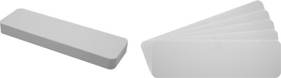 (30) CD Disc Jewel Case Shelf Index Divider Cards - 2''x6-3/4'' - White Eco 20mil 