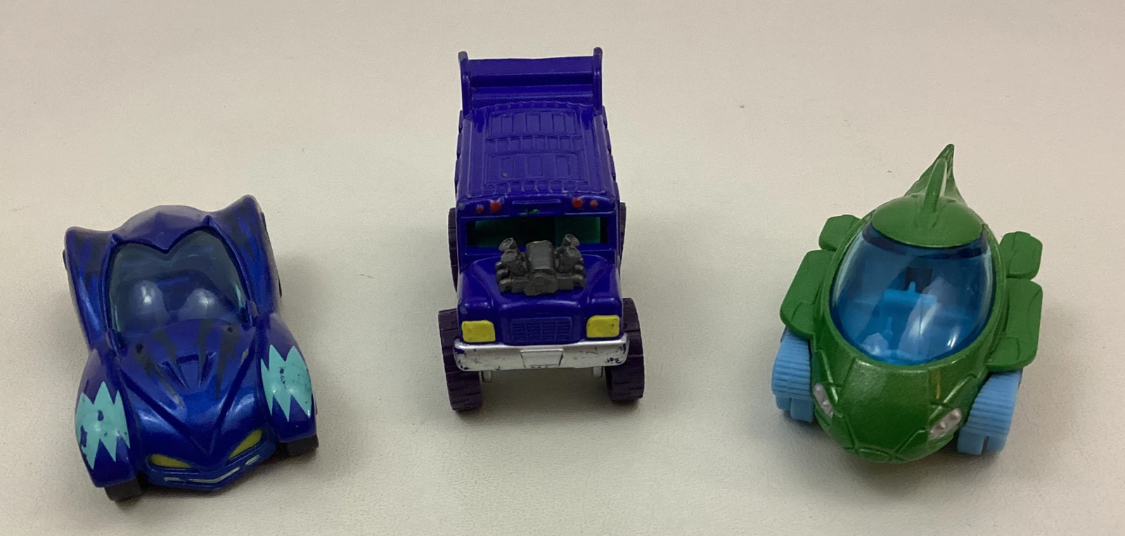  veículos metal fundido disney junior pj masks cat-car gekko-mobile ninja bus 