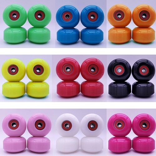 Wheels Longboard 4 Pcs / Set 52x32mm 9 Colors Optional 95A Hardness PU