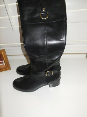 BANDOLINO EQUESTRIAN RIDING BOOTS BLACK SIZE 7M