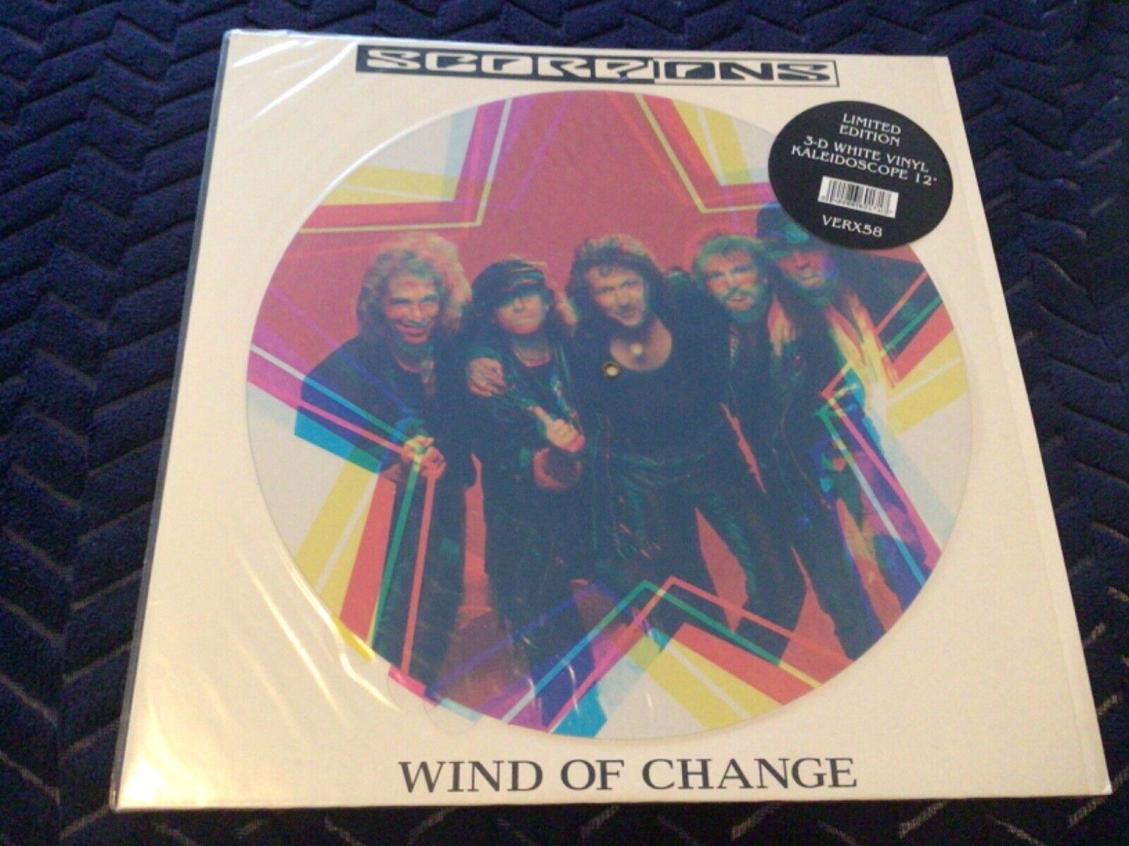 Scorpions Wind Of Change Limited Edition 3-D White Vinyl 12 Inch Single
