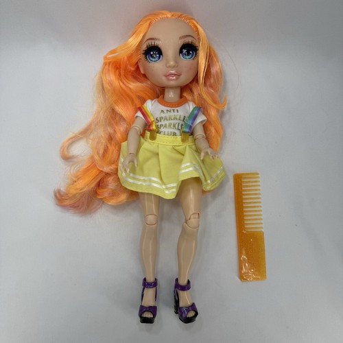 Rainbow High Poppy Rowan mit Avery Styles Kleidung Modepuppe unvollständig - Bild 2 von 8