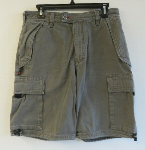 Cargo Shorts Size 32 Cotton Green 