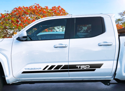 Tacoma TRD Stripe Decals Side Graphic Kit 2016 2025 Truck Vinyl Stickers Tundra