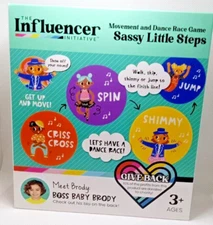 The Influencer Initiative Sassy Little Steps Movement & Dance Race Game Age 3+