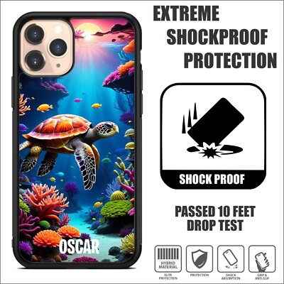 Personalisieren Handy Hülle Stoßfest Cover für iPhone Galaxy Huawei Honor Moto #104