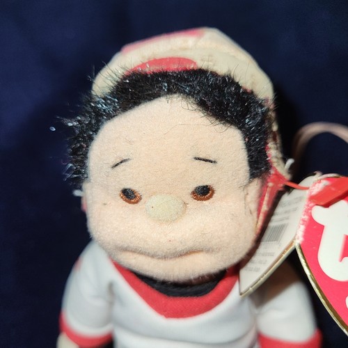 TAGGED 2002 Ty Teenie Beanie Boppers - Hat Trick Hunter Soft Plush Toy Doll Baby - Picture 4 of 4