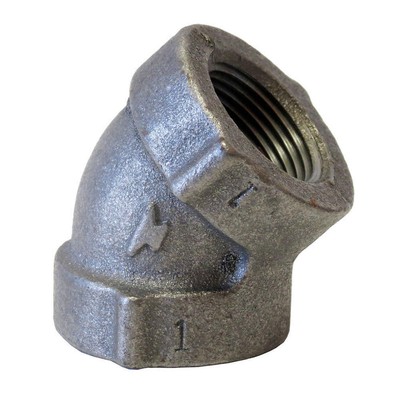 ANVIL 0300029006 45 Elbow,Cast Iron,2 1/2'',NPT,Class 125 4KUR4
