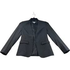 Bar III Blazer Jacket Womens Size XS Gray Long Sleeve Open Front Pockets  New