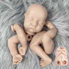 17" Levi Sleeping Reborn Baby Doll Kit - Unpainted Vinyl DIY Unassembled Mold