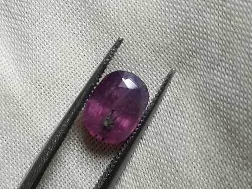 1.95 Ct Natural Purple Sapphire Batakundi Unheated Cushion Shape Loose Gemstone - Picture 3 of 5