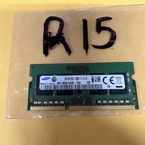 M471B5674QH0-YK0 OEM Samsung Laptop Speicher 2GB 1RX16 PC3L 12800S 11-13-C3 (CA63) - Bild 2 von 2
