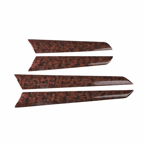 4X Agate Wood Grain Inner Door Strip Panel Decor Trim For Benz C-Class 2008-2014 - Picture 1 of 4