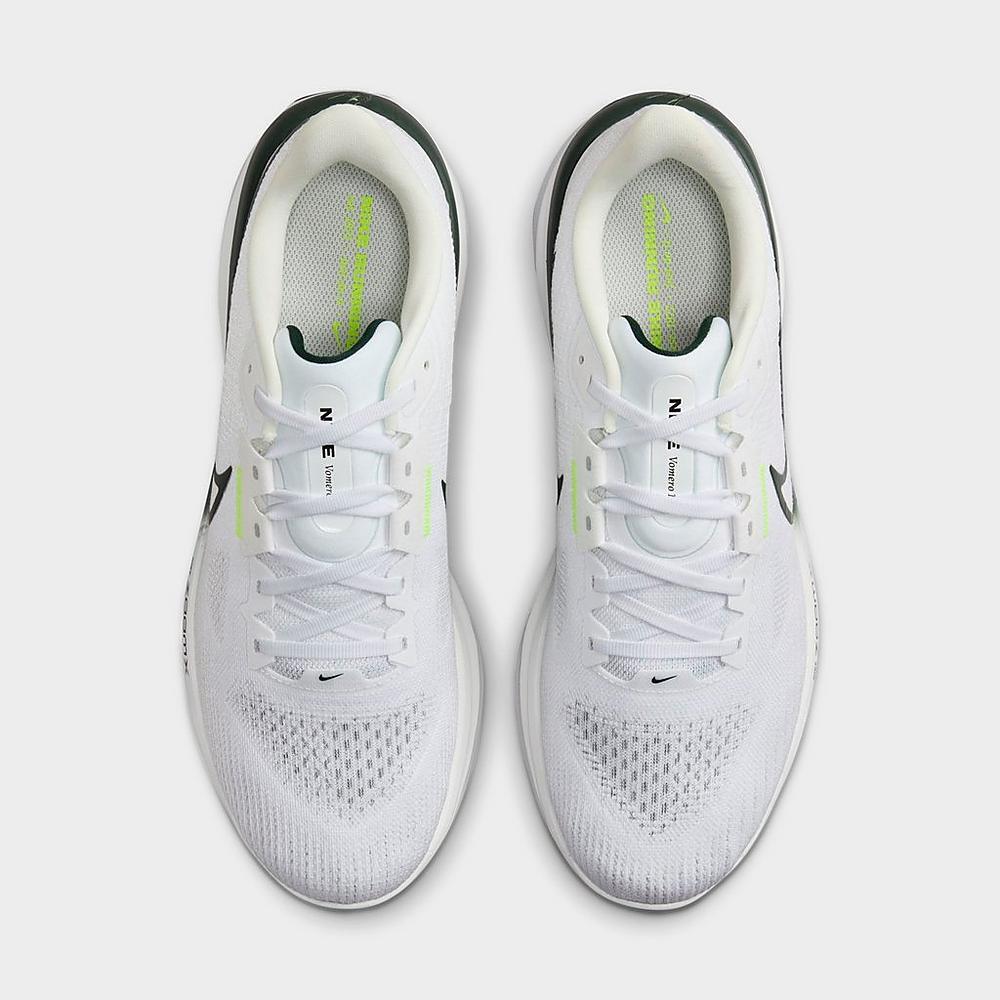 Nike Zoom Vomero 17 White/Sail/Green Pro Mens Running Shoes