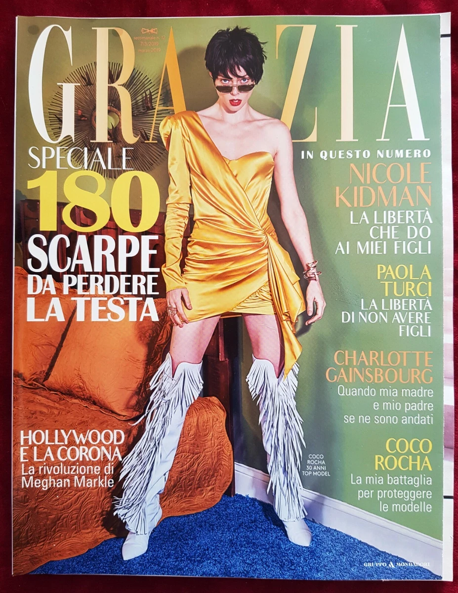 AL136 FASHION MAGAZINE GRAZIA 12 2019 NICOLE KIDMAN PAOLA TURCI