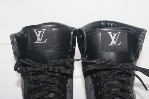 Louis Vuitton Reverse Monogram Eclipse Rivoli Sneakers Boot Men's Size 7 - Picture 5 of 14