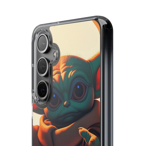 Cute Baby Yoda Clear Phone Case, Mandalorian Gift, Star Wars Case, Geeky Phone - Picture 90 of 124