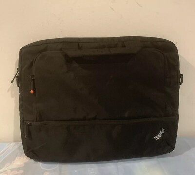Lenovo 16  ThinkPad Essential Top Load Case Laptop Bag Color Black W Strap