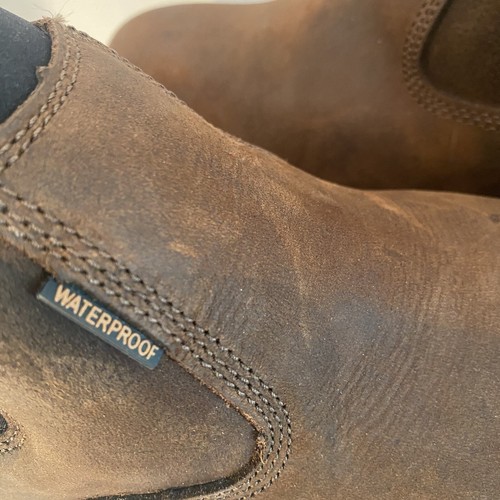 NEW Carhartt Oxford Romeo CMS4190 Men's 14 Wide Brown Waterproof Hard Toe Shoe - Picture 19 of 22