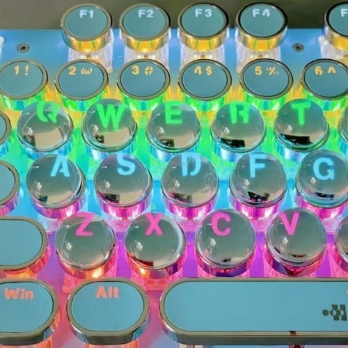 Halbkugel förmig Nail Art Tastatur Aufkleber Tastatur abdeckung tippen - Photo 5/12